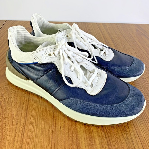 ECCO Astir Shoes Blue Casual Shoes Mens Size 8-8.5 / 42 Comfort Walking Sneakers